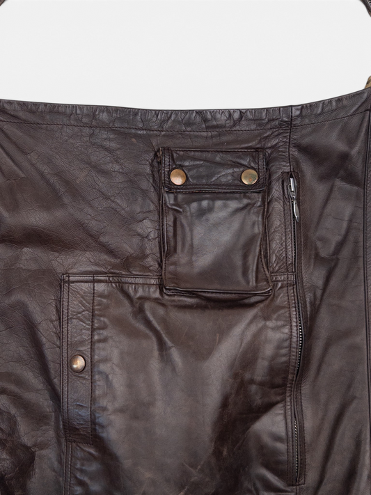 Dries van Noten Leather Backzip Cargo Crossbody Bag – photo 4