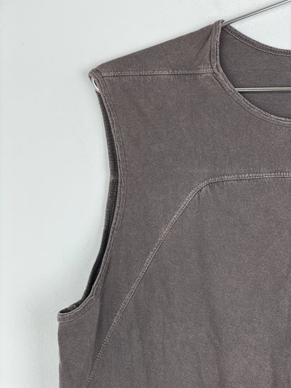 Rick Owens DRKSDHW SS13 'Island' Geometric Panel Tank Top
