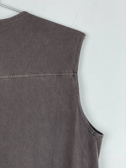 Rick Owens DRKSDHW SS13 'Island' Geometric Panel Tank Top