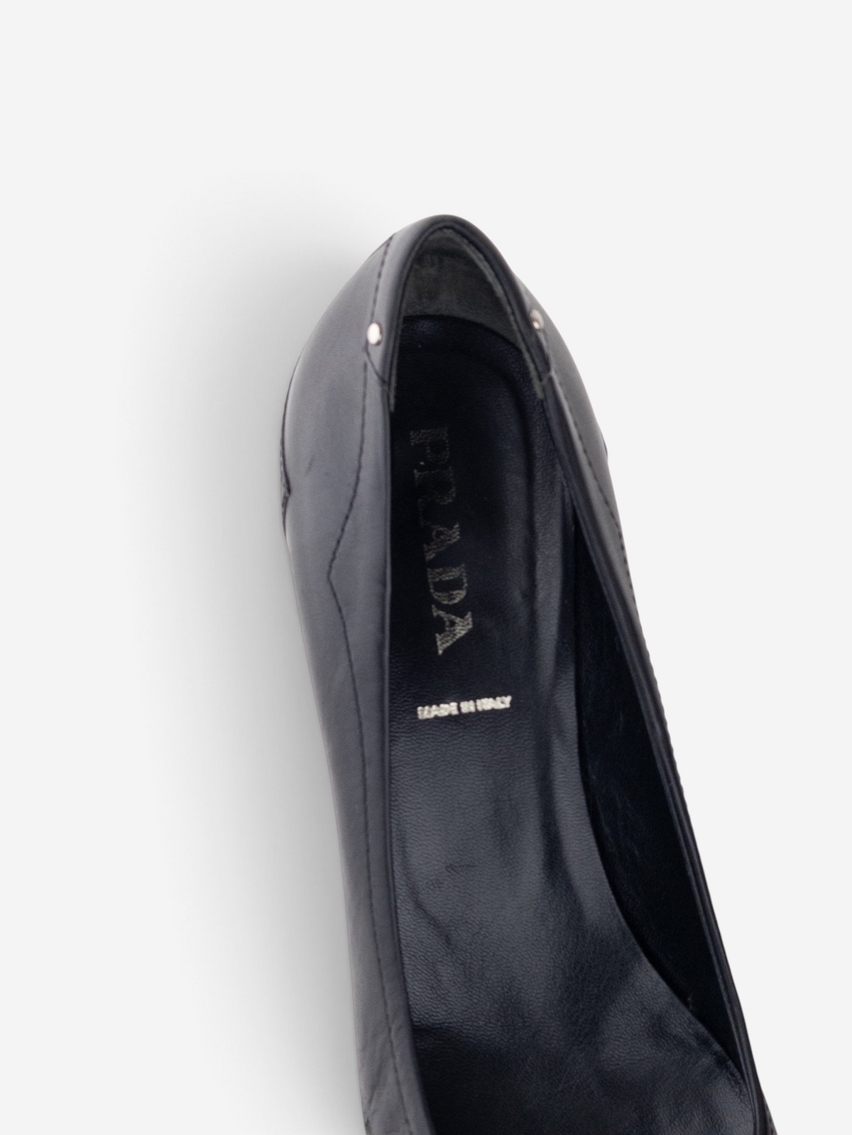 Prada 2000s Square-Toe Large Buckle Kitten-Heel Pumps – photo 8
