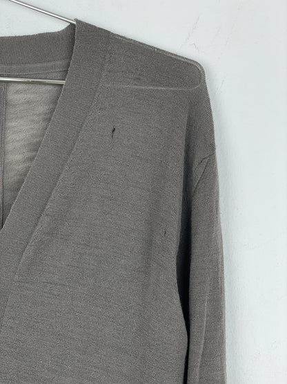 Rick Owens SS12 'Naska' Longline Bamboo Cardigan