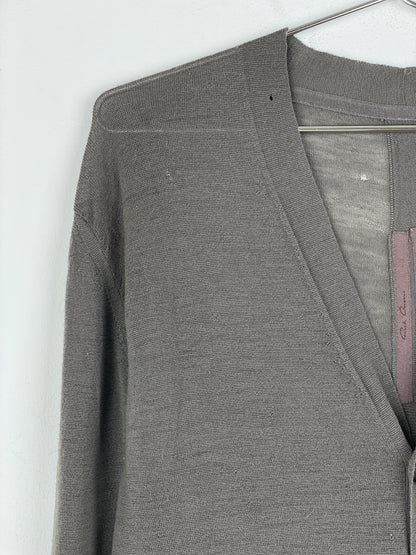 Rick Owens SS12 'Naska' Longline Bamboo Cardigan