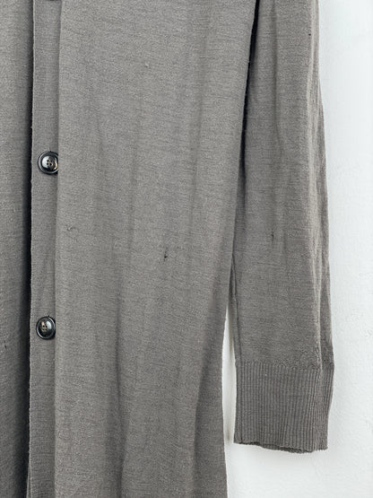 Rick Owens SS12 'Naska' Longline Bamboo Cardigan