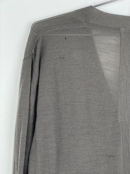Rick Owens SS12 'Naska' Longline Bamboo Cardigan