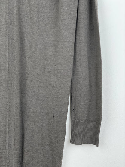 Rick Owens SS12 'Naska' Longline Bamboo Cardigan