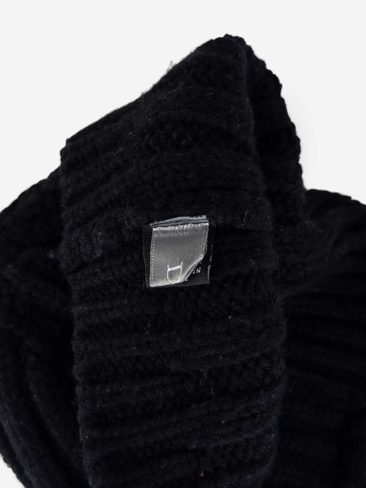 Dior Homme Leather Logo Patch Visor Knit Beanie – photo 6