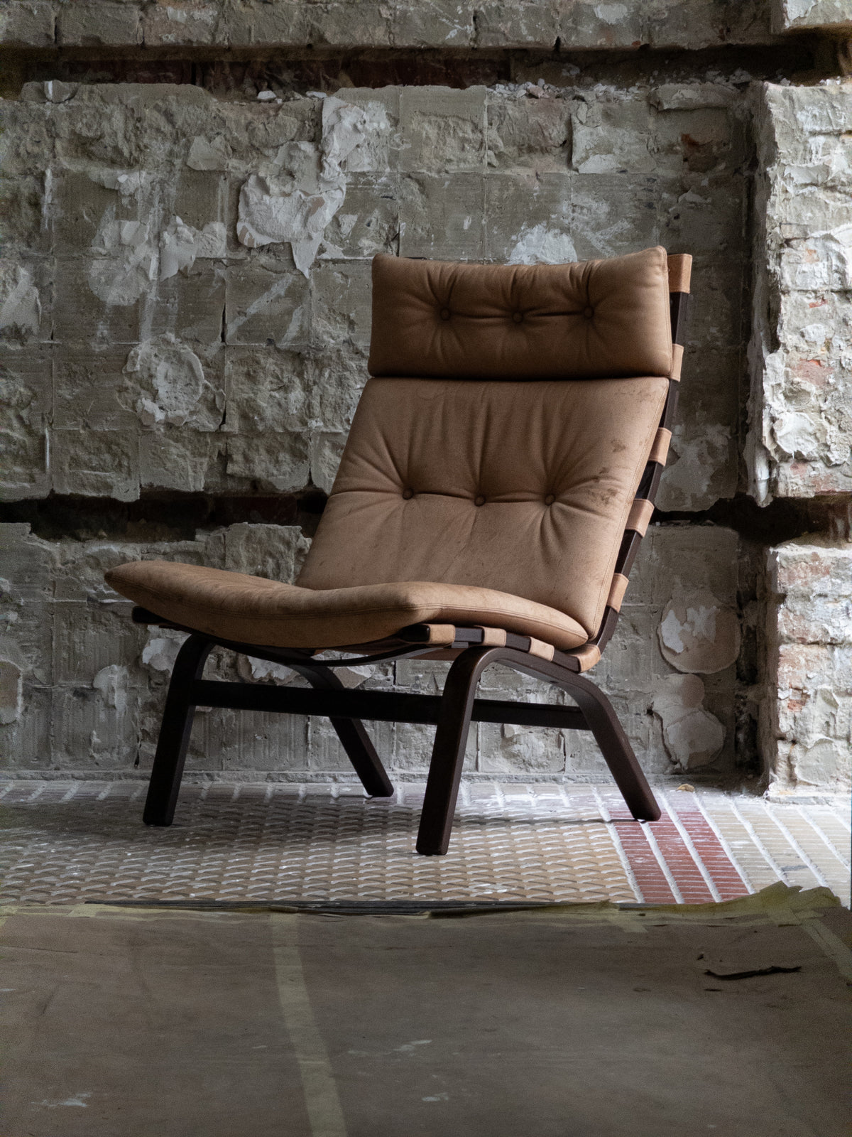 Farstrup 1970s Leather Lounge Chair