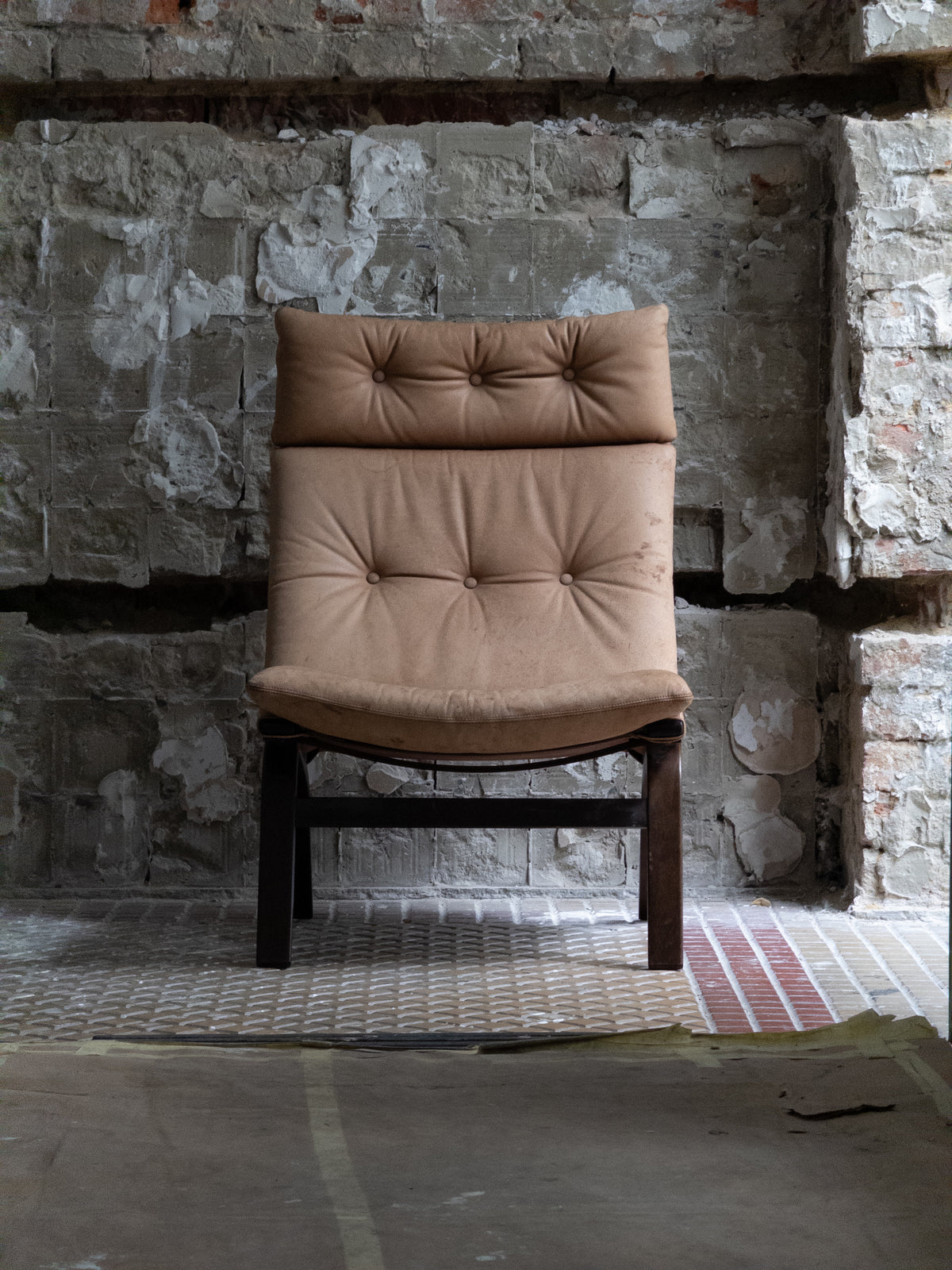 Farstrup 1970s Leather Lounge Chair