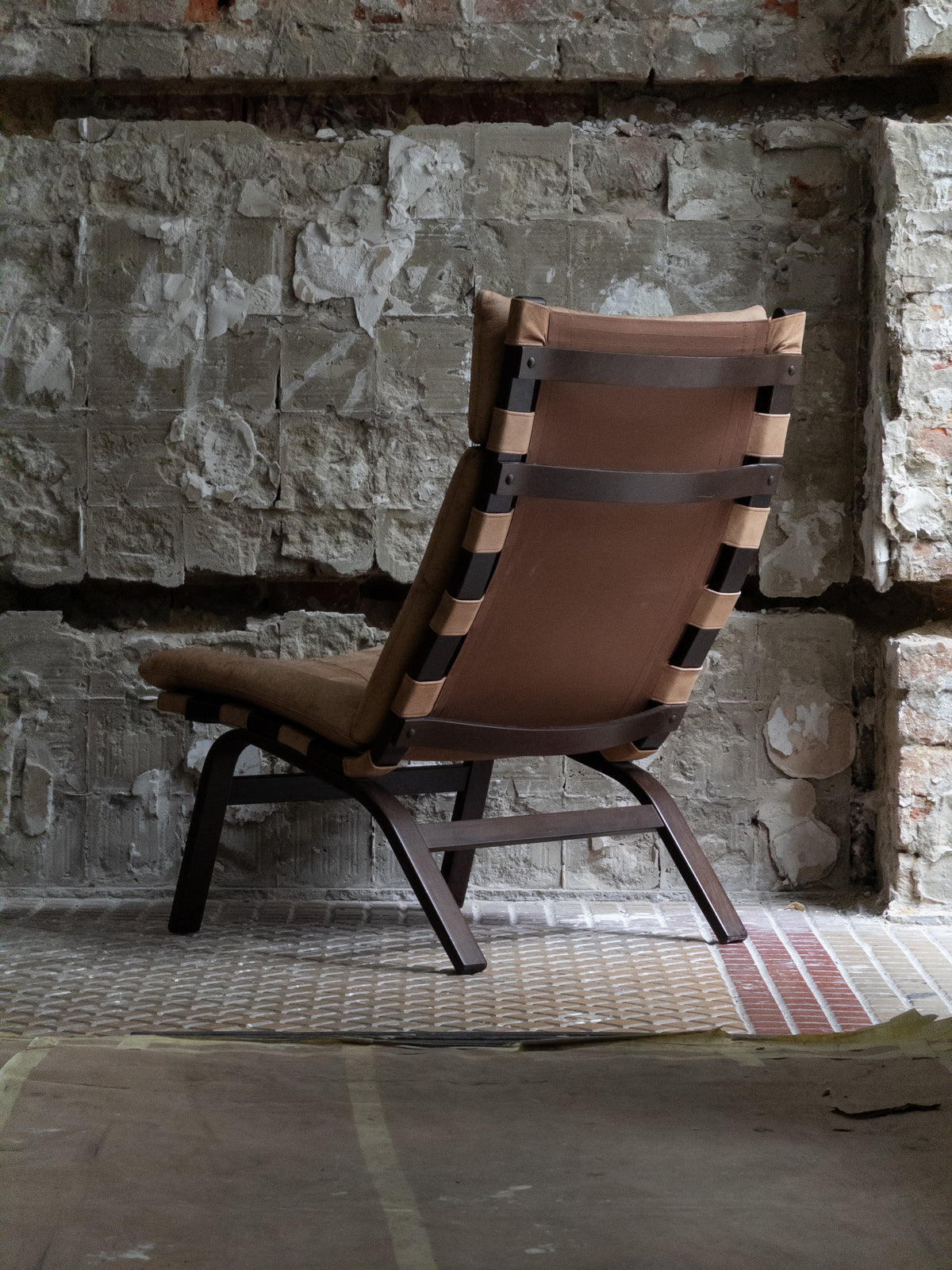 Farstrup 1970s Leather Lounge Chair