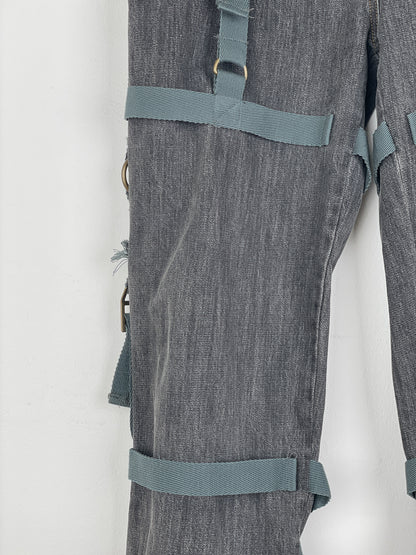 Dolce & Gabbana AW03 Bondage Harness Denim Jeans