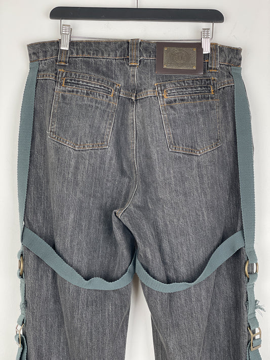 Dolce & Gabbana AW03 Bondage Harness Denim Jeans – photo 12
