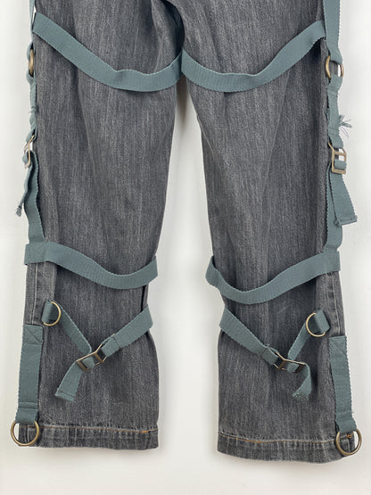 Dolce & Gabbana AW03 Bondage Harness Denim Jeans