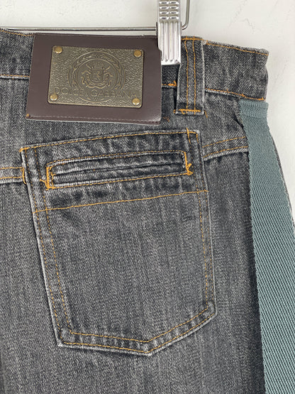 Dolce & Gabbana AW03 Bondage Harness Denim Jeans