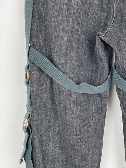 Dolce & Gabbana AW03 Bondage Harness Denim Jeans