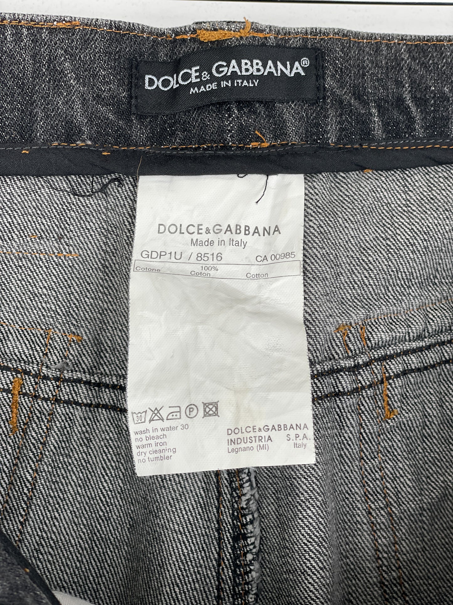 Dolce & Gabbana AW03 Bondage Harness Denim Jeans