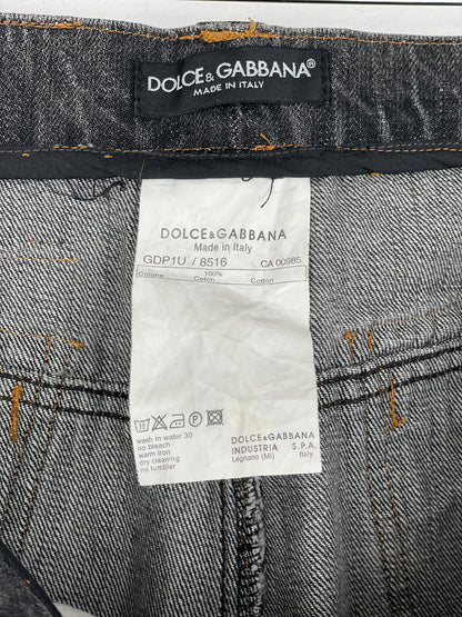 Dolce & Gabbana AW03 Bondage Harness Denim Jeans
