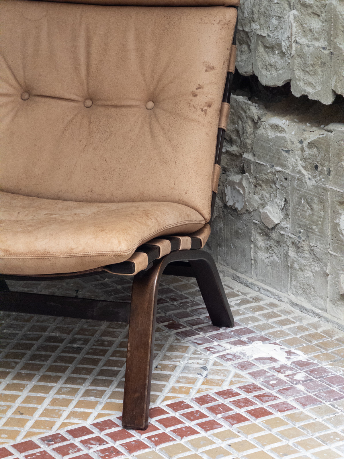 Farstrup 1970s Leather Lounge Chair