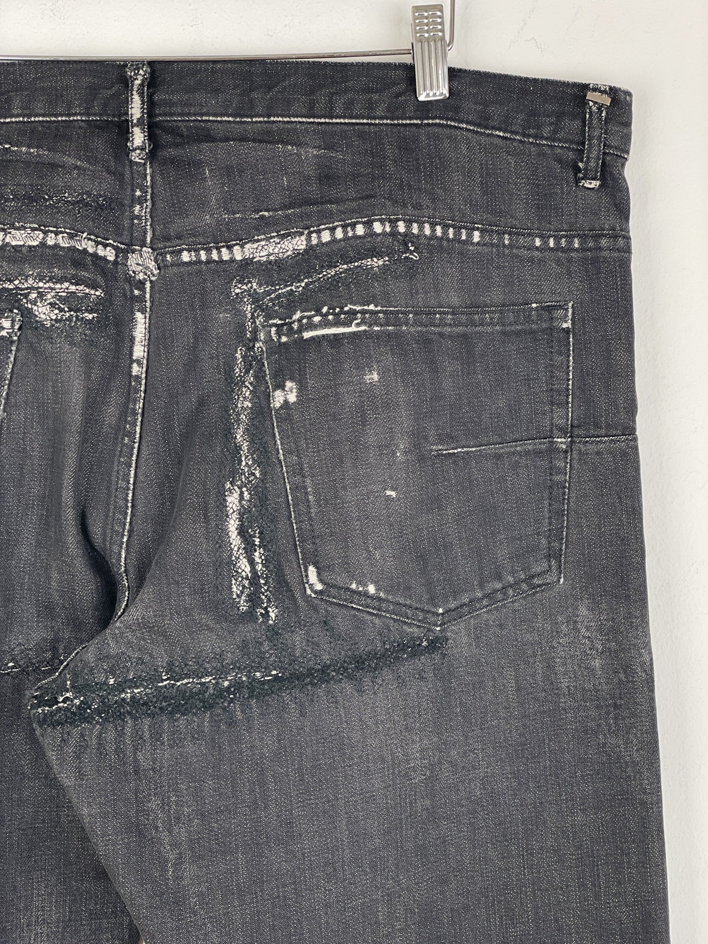 Dior Homme AW03 'Luster' Clawmark Denim Jeans