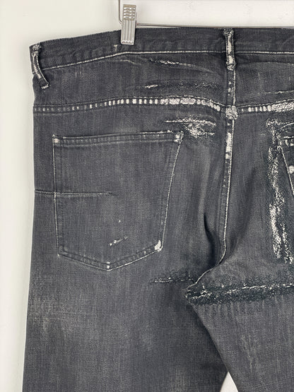 Dior Homme AW03 'Luster' Clawmark Denim Jeans