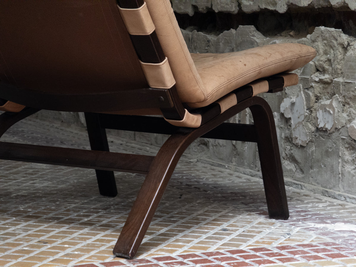 Farstrup 1970s Leather Lounge Chair