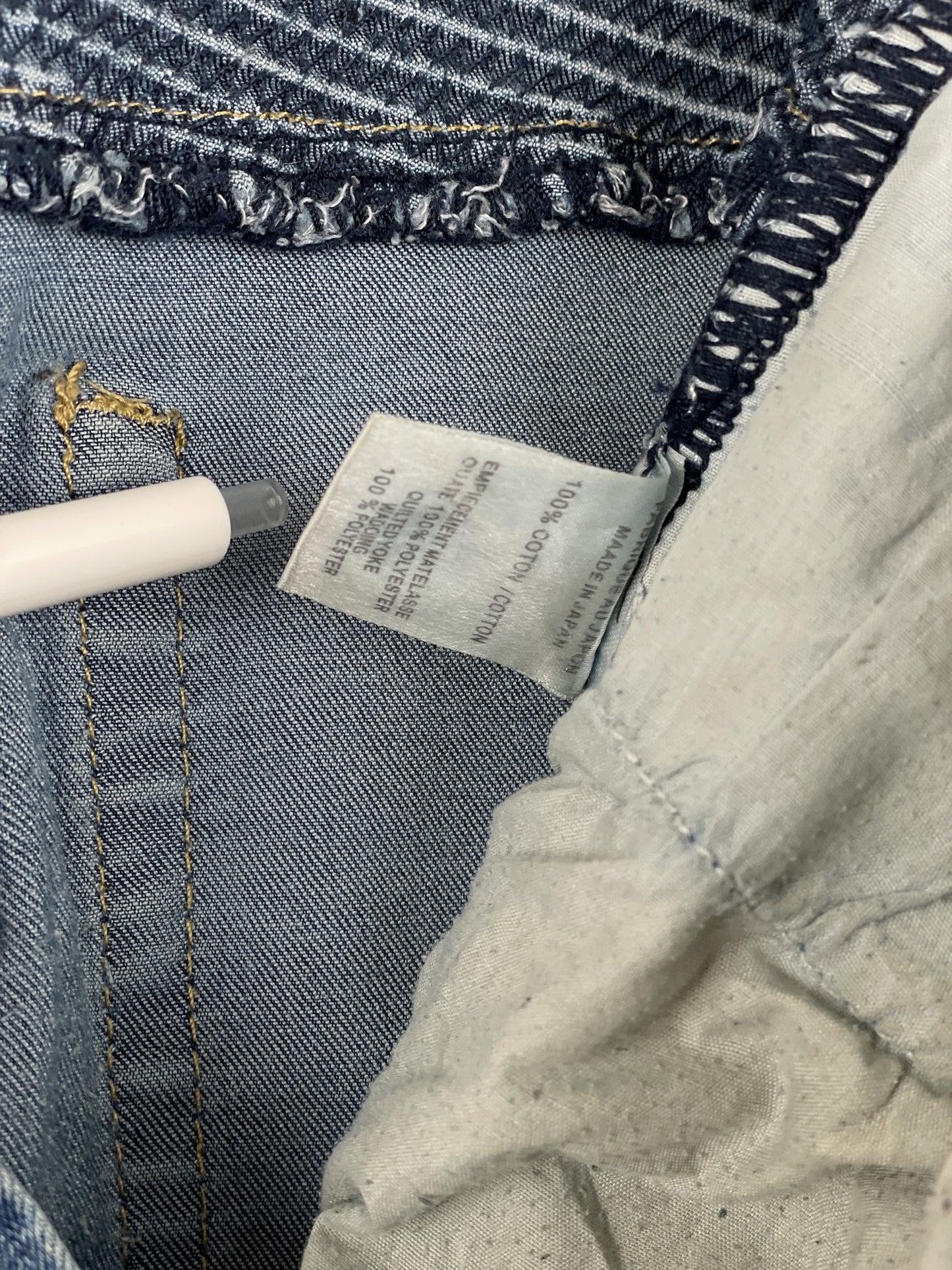 Balmain Repaired Lightwash Biker Denim Jeans