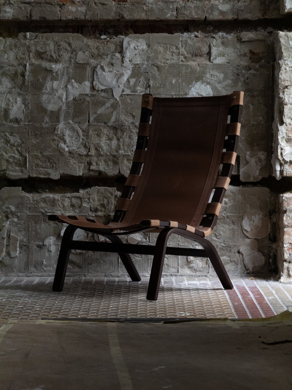 Farstrup 1970s Leather Lounge Chair