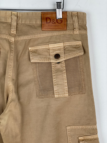 Dolce & Gabbana SS03 Multi-Pocket Parachute Cargo Pants