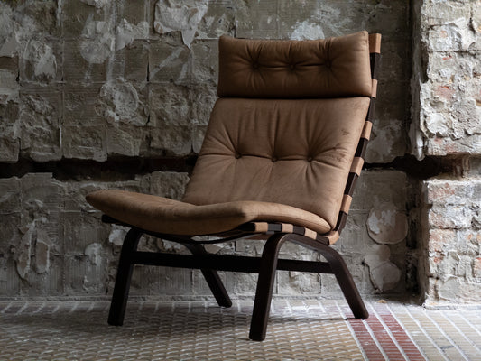 Farstrup 1970s Leather Lounge Chair