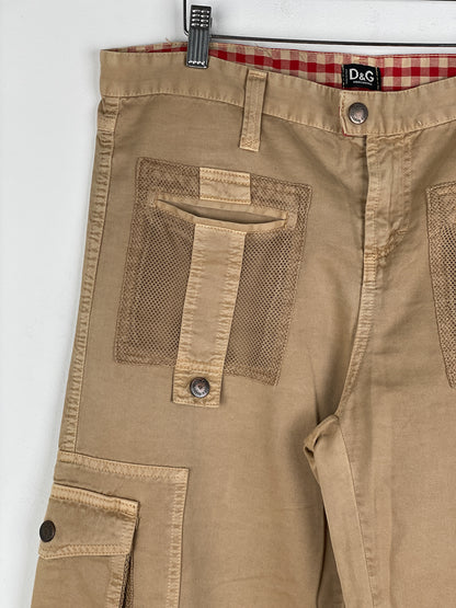 Dolce & Gabbana SS03 Multi-Pocket Parachute Cargo Pants