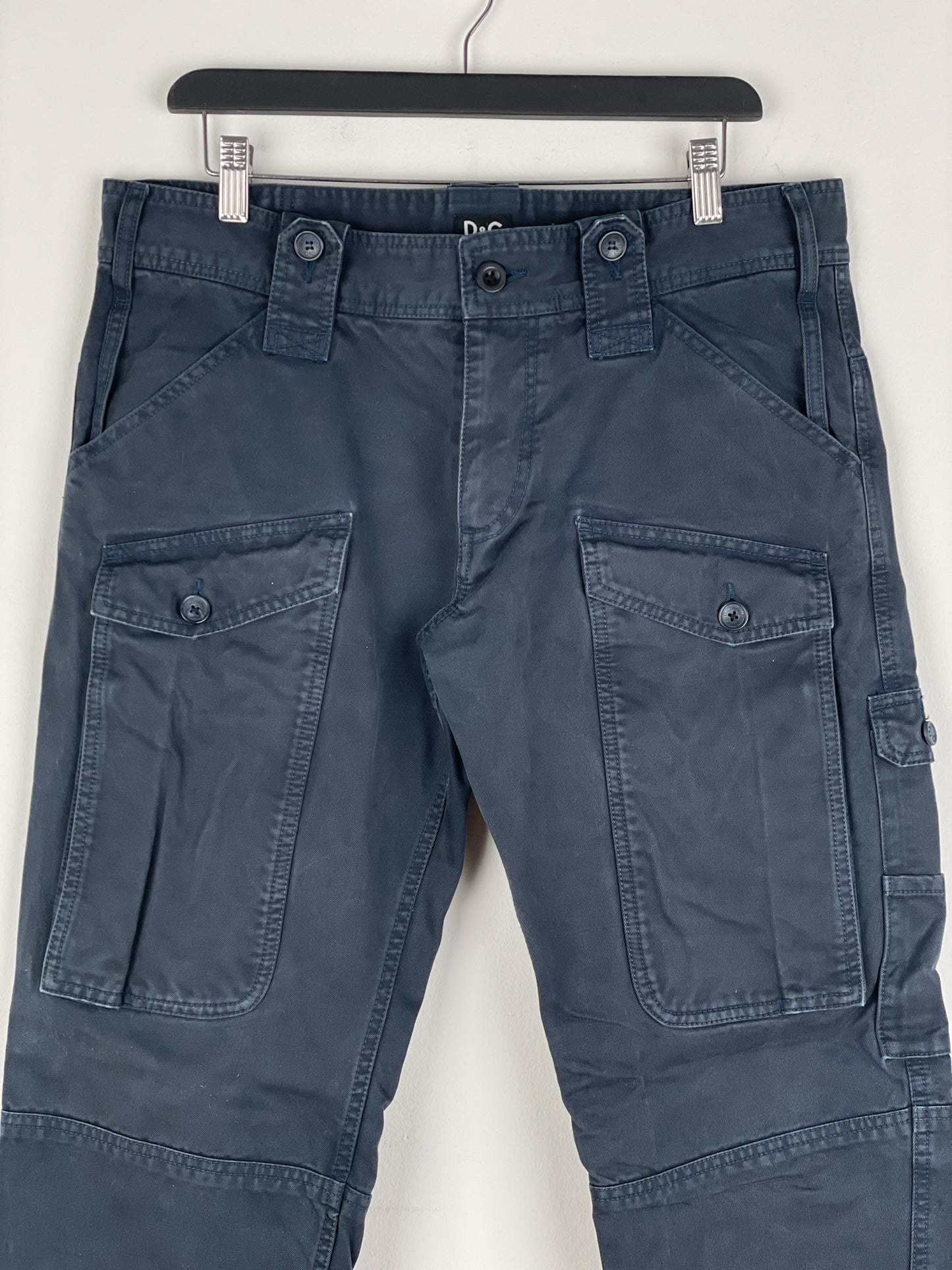 Dolce & Gabbana 2000s Multi-Pocket Military Cargo Pants