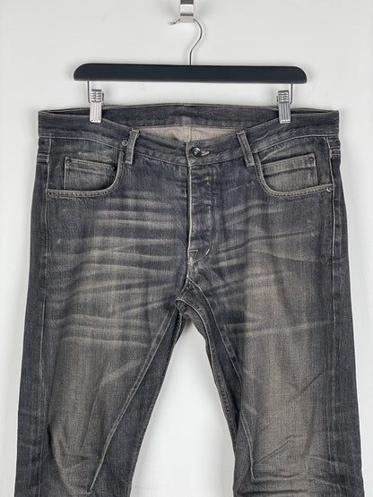 Rick Owens DKRSHDW AW14 'Moody' Detroit Cut Denim Jeans