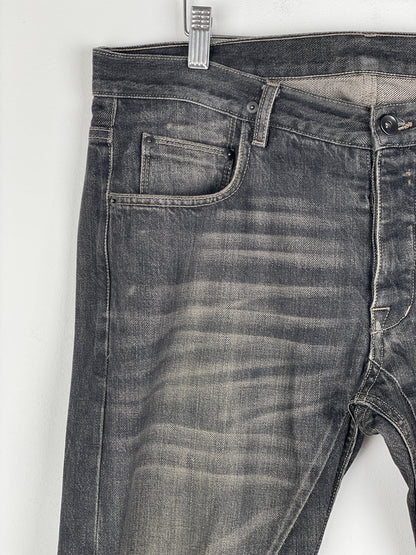 Rick Owens DKRSHDW AW14 'Moody' Detroit Cut Denim Jeans