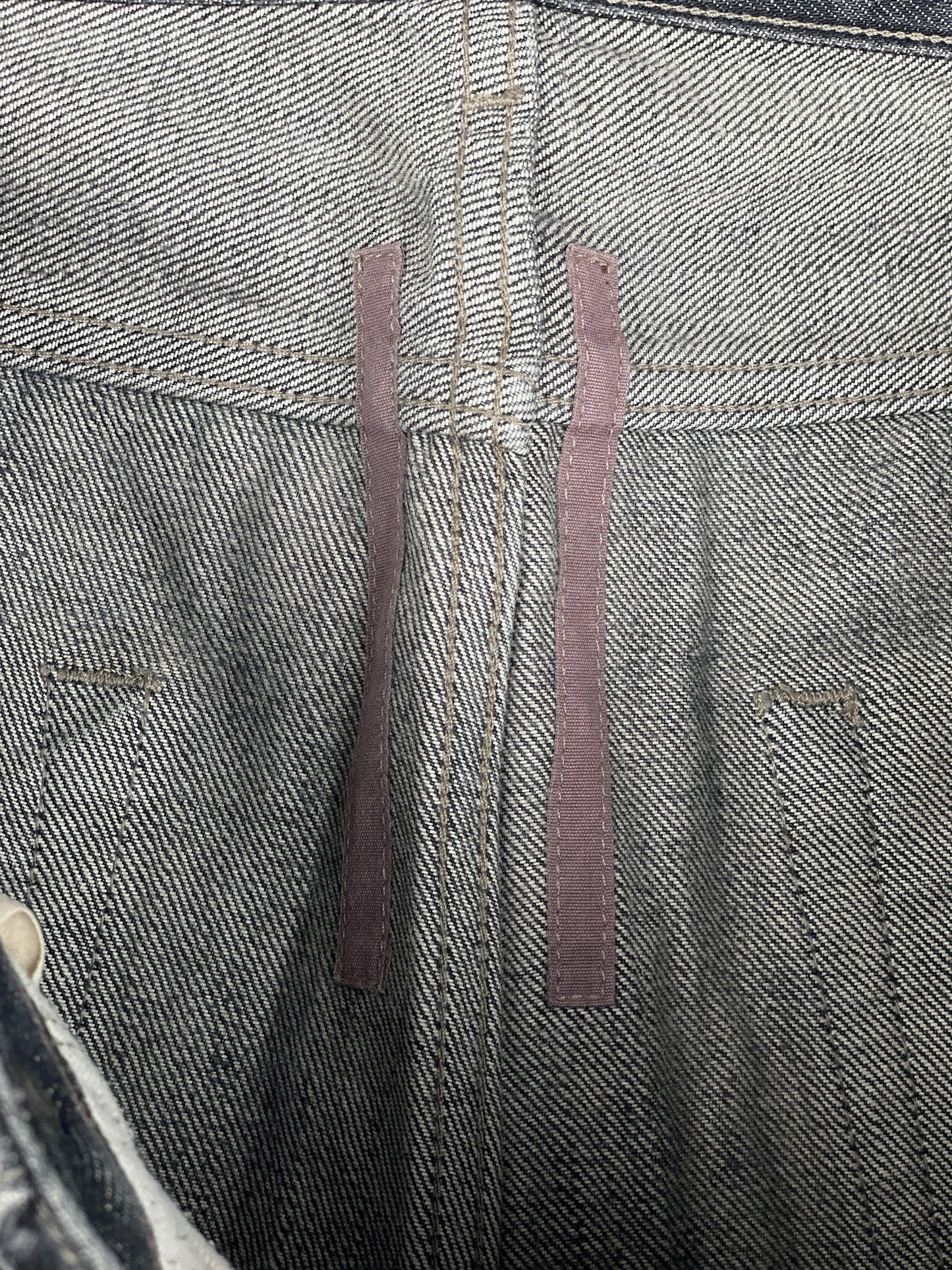 Rick Owens DKRSHDW AW14 'Moody' Detroit Cut Denim Jeans
