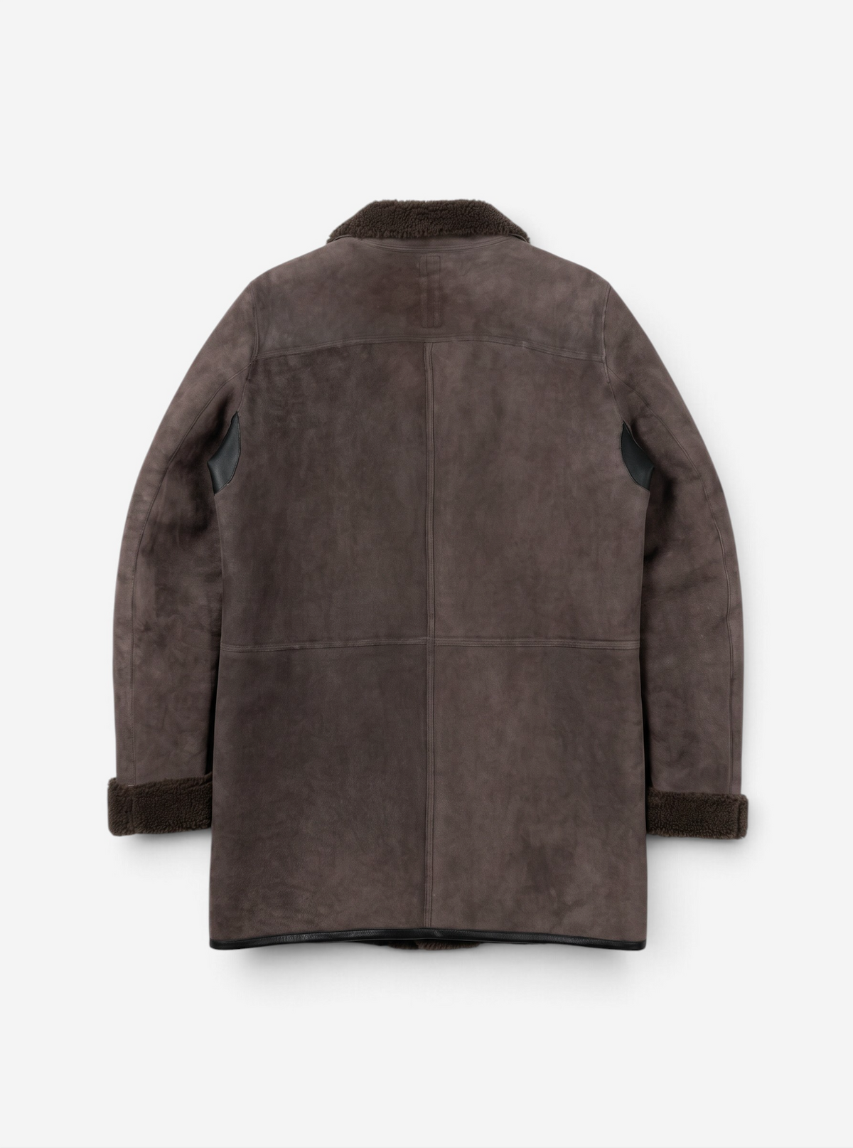Rick Owens Sample Shearling Leather Coat