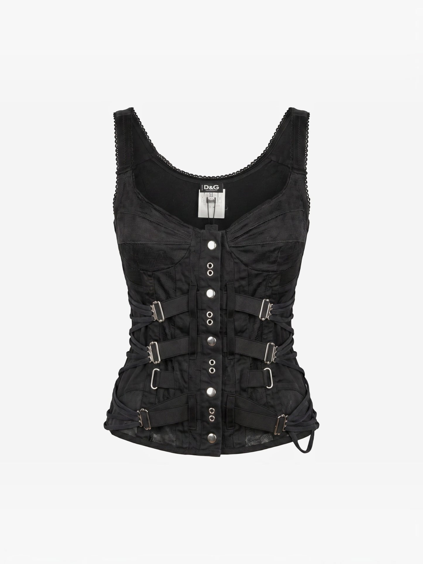 Dolce & Gabbana SS03 Bondage Corset Bustier