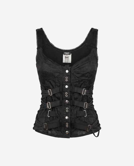 Dolce & Gabbana SS03 Bondage Corset Bustier