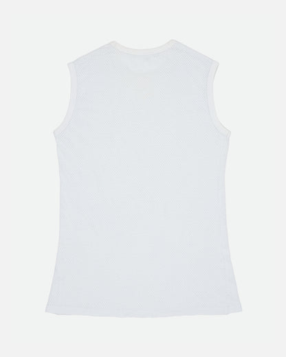Raf Simons SS05 Texas Pieces Jersey Tank-Top blue M