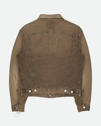 Helmut Lang Jeans SS99 Distressed Corduroy Trucker-Jacket