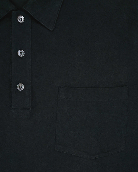 Helmut Lang 1996 Resin Stripe Polo Shirt