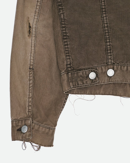 Helmut Lang Jeans SS99 Distressed Corduroy Trucker-Jacket
