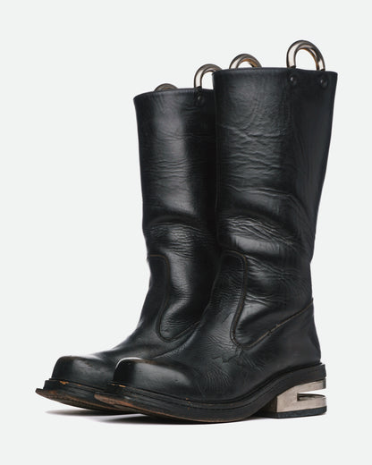 Dirk Bikkembergs Metal-Heel Thigh-High Boots