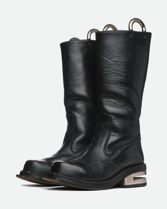 Dirk Bikkembergs Metal-Heel Thigh-High Boots