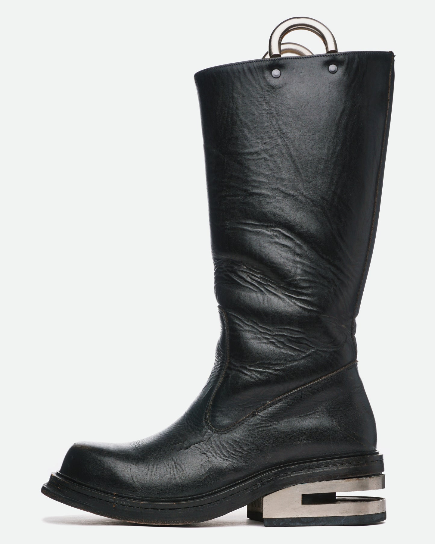 Dirk Bikkembergs Metal-Heel Thigh-High Boots