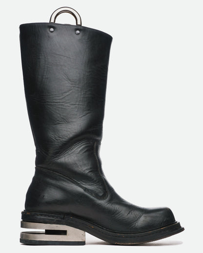 Dirk Bikkembergs Metal-Heel Thigh-High Boots