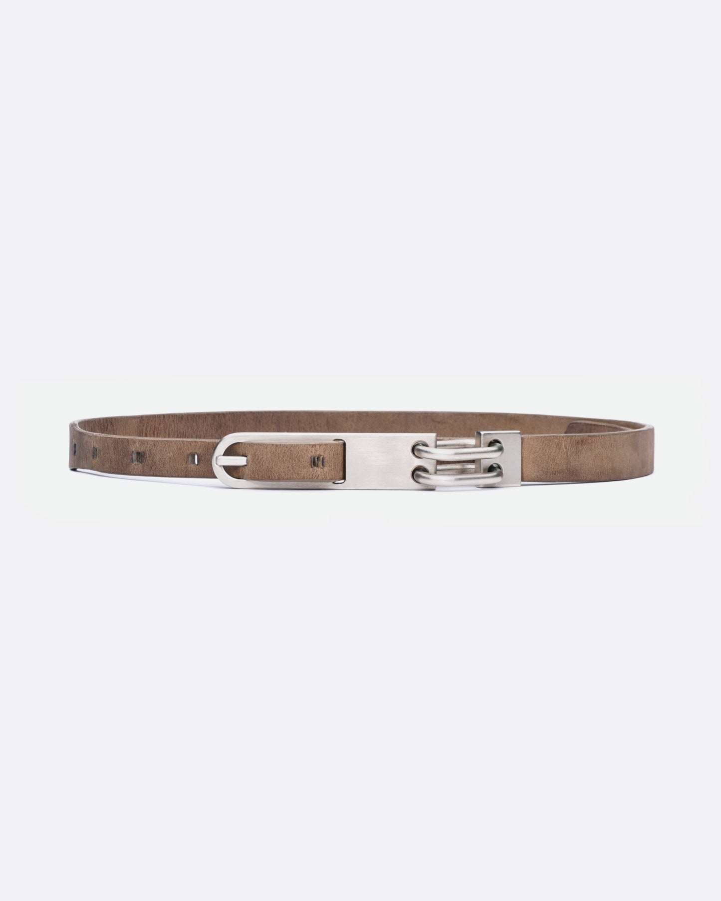 Rick Owens FW20 Performa Tongue Belt champagne