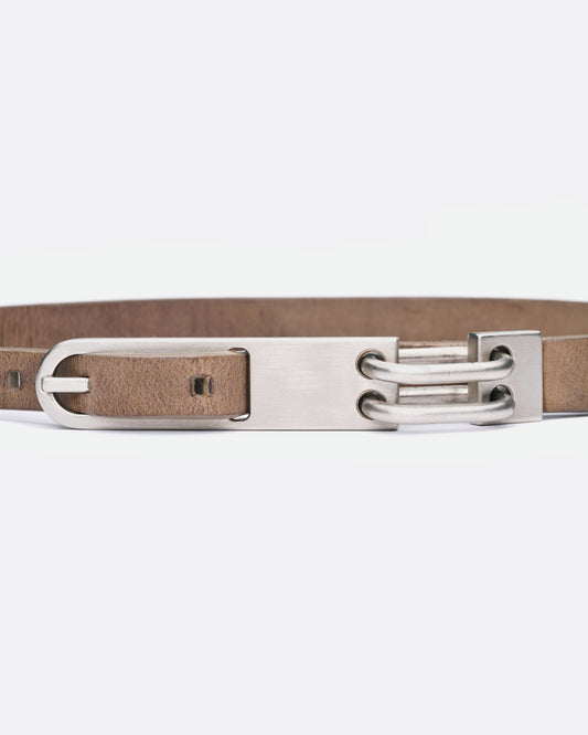 Rick Owens FW20 Performa Tongue Belt champagne