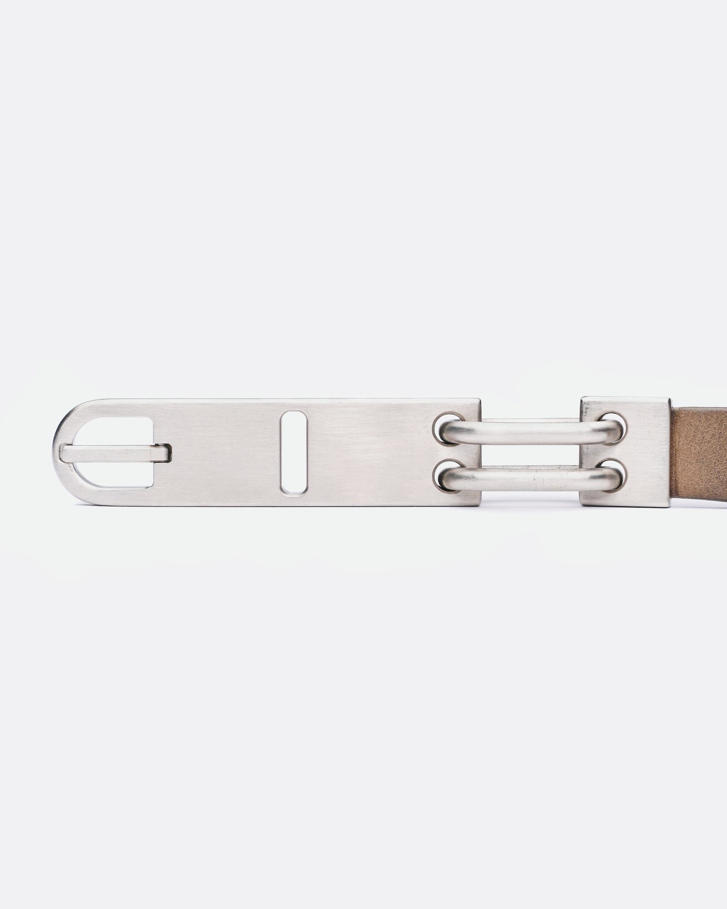Rick Owens FW20 Performa Tongue Belt champagne