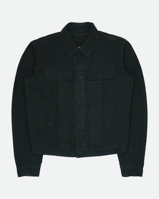 Rick Owens SLAB Sherpa-Lined Denim Jacket