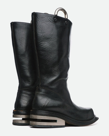 Dirk Bikkembergs Metal-Heel Thigh-High Boots