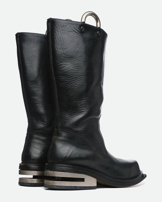Dirk Bikkembergs Metal-Heel Thigh-High Boots